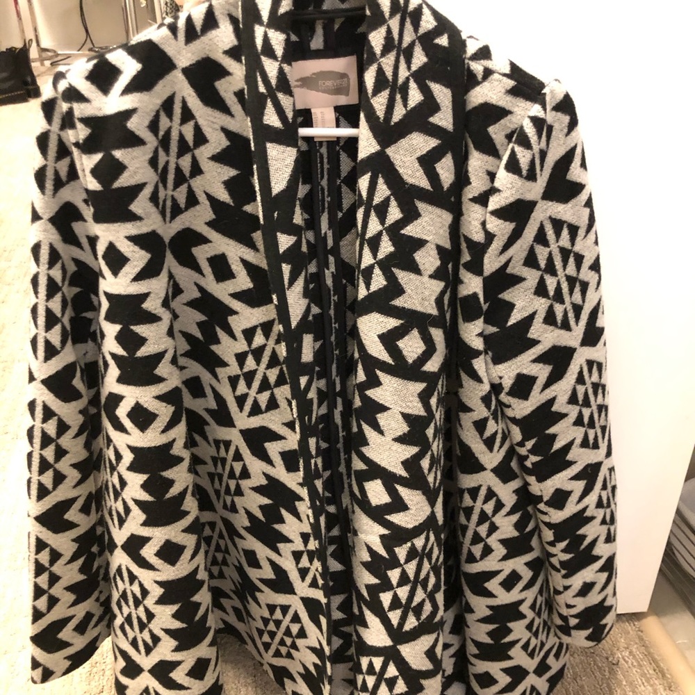 Forever 21 blanket coat